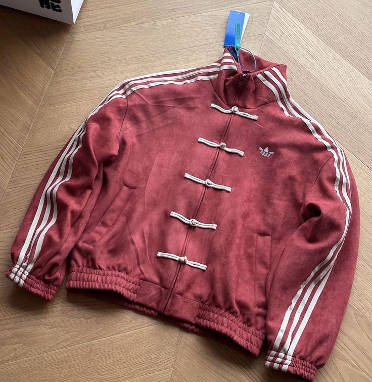 CNY Inspired Suede Jacket for Men & Women | Premium Suede Finish | Chinese Knot Button Streetwear