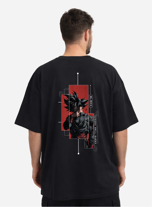 BLACK G OVERSIZED T-SHIRT